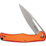 SENCUT Citius Linerlock Orange G10 Folding 9Cr18MoV Drop Point Pocket Knife 01C