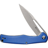 SENCUT Citius Linerlock Blue G10 Folding 9Cr18MoV Drop Point Pocket Knife 01D