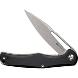 SENCUT Citius Linerlock Black G10 Folding 9Cr18MoV Drop Point Pocket Knife 01F