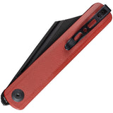 SENCUT Bronte Pocket Knife Linerlock Burgundy G10 Folding 9Cr18MoV Blade 08D