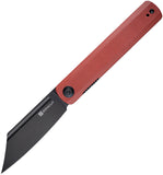 SENCUT Bronte Pocket Knife Linerlock Burgundy G10 Folding 9Cr18MoV Blade 08D