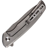 SENCUT Tynan Pocket Knife Framelock Gray Stainless Folding 10Cr15CoMoV Blade 10B