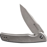 SENCUT Tynan Pocket Knife Framelock Gray Stainless Folding 10Cr15CoMoV Blade 10B