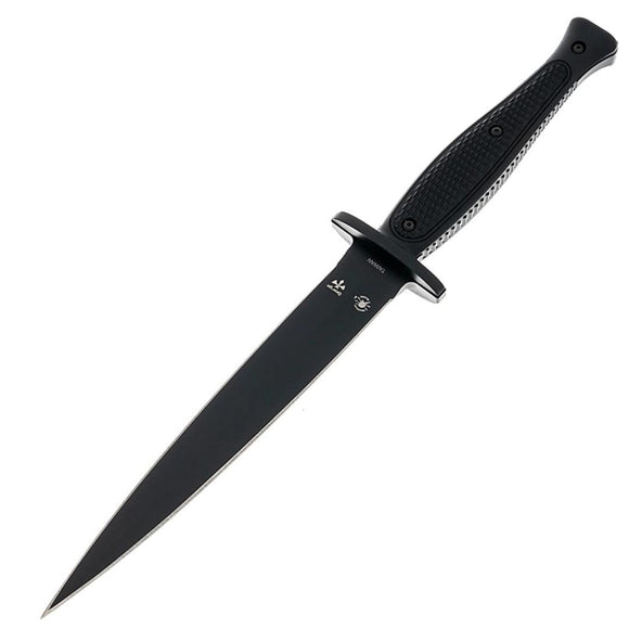 Spartan Blades George Raider Dagger Black SK5 Fixed Blade Knife w/ Sheath BL3BK