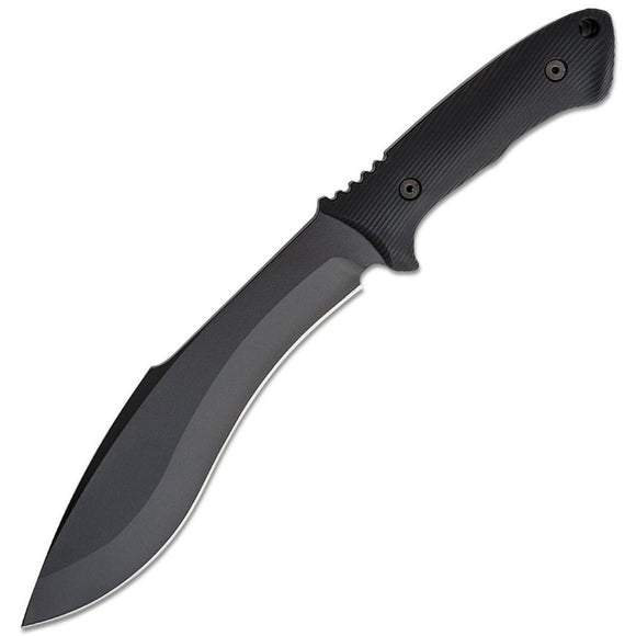 Spartan Blades Harsey Kukri Black 1095 Fixed Blade Knife w/ Sheath SL007BK