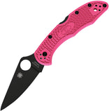 Spyderco Pink Heals Delica Pocket Knife Lockback FRN Folding S30V 11FPPNS30VBK