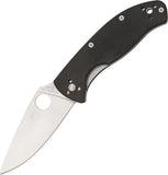 Spyderco Tenacious Plain Edge G-10 Folding Knife - SC122GP
