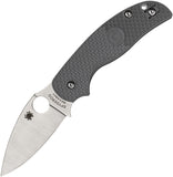 Spyderco Sage 5 Lightweight Compression Lock Gray FRN Folding Maxamet Knife 123PGY