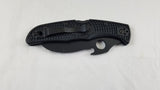 Spyderco Matriarch 2 Lockback Folding Serrated Blade Black Handle Knife 12SBBK2W