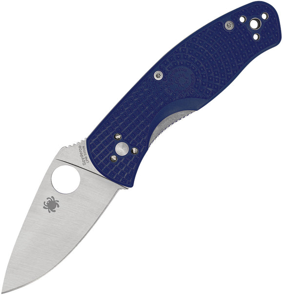 Spyderco Persistence Linerlock Blue FRN Folding CPM-S35VN Pocket Knife 136PBL