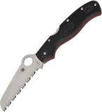 Spyderco Rescue 3 Lightweight Thin Red Line 93MM Folding Pocket Knife 14fsbkrd3