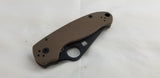 Spyderco Para 3 Compression Lock Earth brown Exclusive S35Vn Folding Knife 223gpbnbk