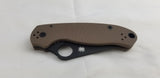 Spyderco Para 3 Compression Lock Earth brown Exclusive S35Vn Folding Knife 223gpbnbk