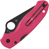 Spyderco Para 3 Compression Lock Pink FRN Folding CTS-BD1N Pocket Knife 223PPNBK