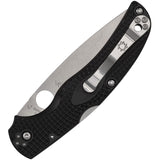 Spyderco Native Chief Lockback Black FRN Folding CTS-BD1N Serrated Knife 244SBK