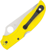 Spyderco Stretch 2 XL Lightweight Salt Yellow Folding H2 Serrated Knife 258SYL