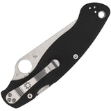 Spyderco Military 2 Compression Lock Black G10 Folding CPM-S30V Knife 36GP2