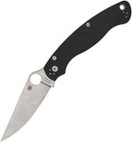 Spyderco Military 2 Compression Lock Black G10 Folding CPM-S30V Knife 36GP2