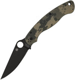 Spyderco Military 2 Compression Lock Camo G10 Folding CPM-S30V Knife 36GPCMOBK2