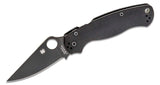 Spyderco Para-Military 2 Comp Lock Black Folding Blade G10 Handle Knife 81GPBK2
