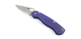 Spyderco Para-Military 2 Comp Lock Blue G10 Handle Folding Blade Knife 81GPDBL2