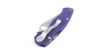 Spyderco Para-Military 2 Comp Lock Blue G10 Handle Folding Blade Knife 81GPDBL2