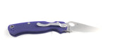 Spyderco Para-Military 2 Comp Lock Blue G10 Handle Folding Blade Knife  OPEN BOX