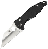 Spyderco Yojimbo 2 Compression Lock Folding Blade Black G10 Handle Knife 85GP2