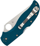 Spyderco Stretch 2 Lockback Blue FRN Folding Bohler K390 Pocket Knife 90FP2K390