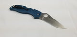 Spyderco Stretch 2 Lockback Blue FRN Folding Bohler K390 Pocket Knife 90FP2K390