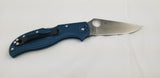 Spyderco Stretch 2 Lockback Blue FRN Folding Bohler K390 Pocket Knife 90FP2K390