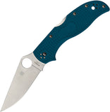 Spyderco Stretch 2 Lockback Blue FRN Folding Bohler K390 Pocket Knife 90FP2K390