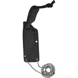 Spyderco Subway Bowie Black FRN Satin LC200N Fixed Blade Knife w/ Sheath FB48PBK