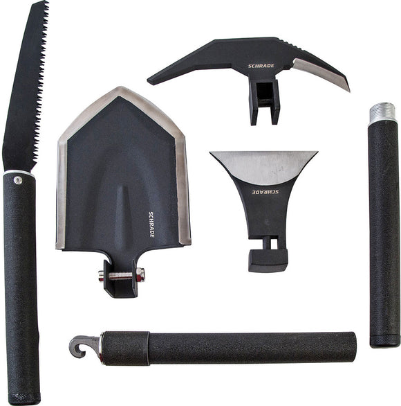 Schrade Outdoor Kit Saw Axe Shovel Hook Interchangeable 1084299