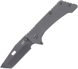 Scharde Girder Folding Pocket Knife Framelock Grey Stainless AUS-8 1182505