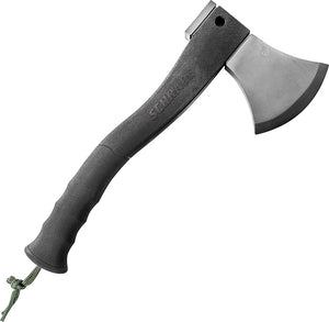 Schrade 13" Black Handle Axe + Waffle Hammer axe2
