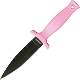Schrade 7" Pink Small Boot Knife + Leather Sheath 19pf