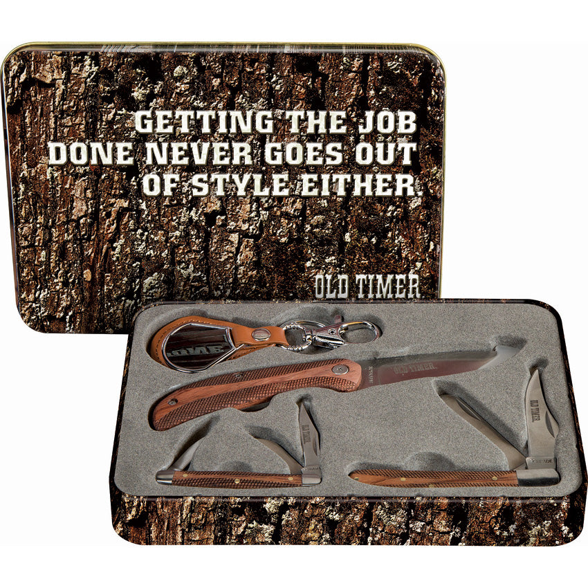 Schrade Old Timer 2 piece Knife Gift Set 1105601 – Atlantic Knife