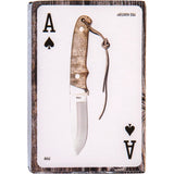 Schrade Old Timer 2 piece Folding Knife & Playing Cards Gift Set 1105600