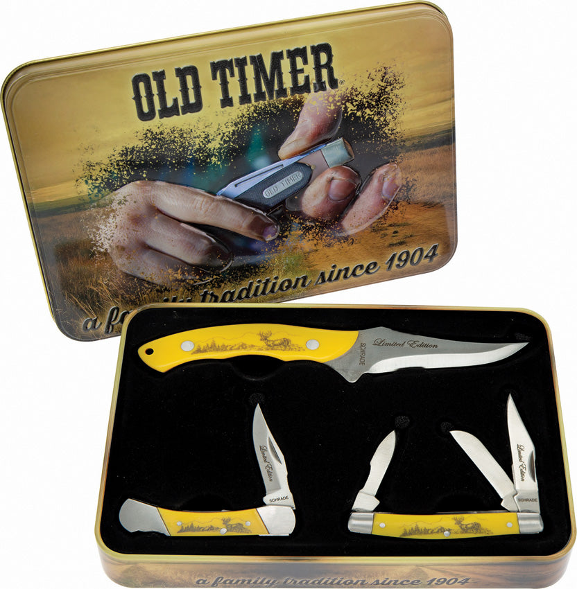 Old Timer 3 Piece Knife Set with Tin - 1200627