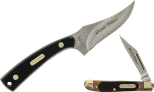 Schrade Derlin 7" Fixed Blade Sharpfinger and Pal Folding Pocket Knife Set 1158661