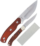 Schrade Uncle Henry Fixed & Folder Brown Wood 3 Pc Gift Set 1183269