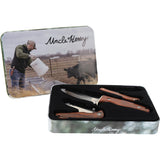 Schrade Uncle Henry Fixed & Folder Brown Wood 3 Pc Gift Set 1183286