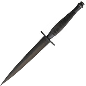 J. Adams Sheffield England Commando Dagger Black Stainless Fixed Knife SHE026