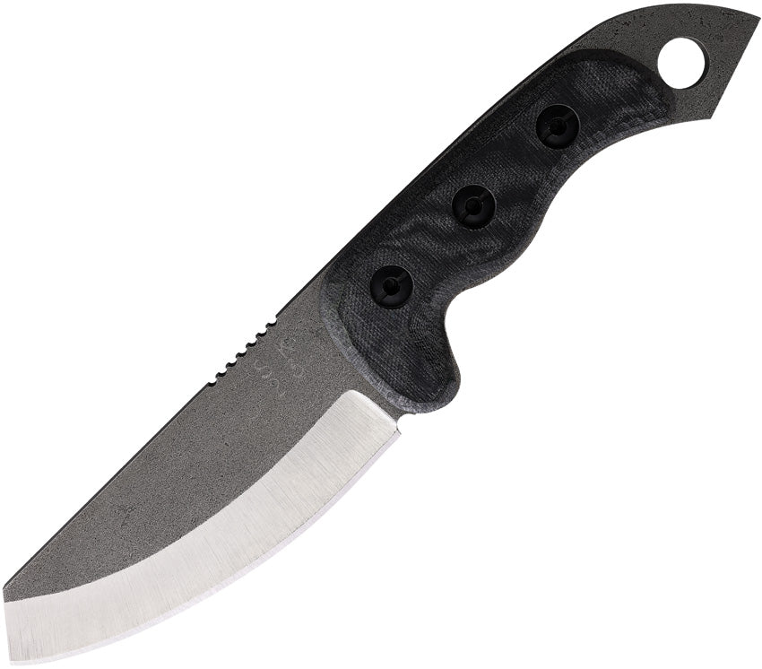 BLACK SHEEP シングルフィン Shed Knives 2023 Sheepsfoot Black 154CM Fixed Blade | Shop AK