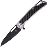 Shieldon Barraskewda Framelock Stainless/Carbon Fiber Folding D2 Knife 9042S1B