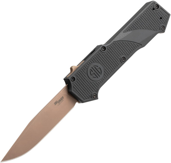 Sig Automatic Compound Emperor Knife Black G10 CPM-S30V Clip Point Blade 36030