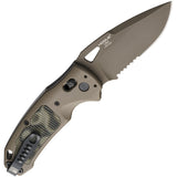 Sig Automatic Legion K320 Knife ABLE Lock FDE Aluminum & Camo G10 S30V Blade 36378