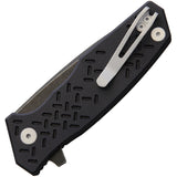 Steel Will Chatbot F14 Linerlock Black G10 Folding D2 Steel Pocket Knife F1404