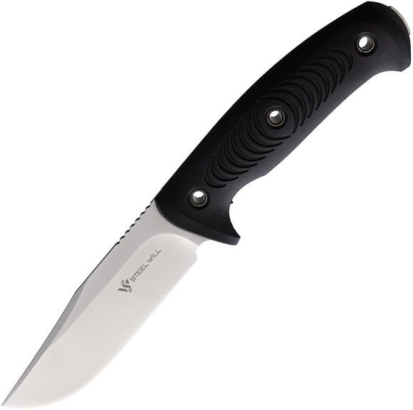 Steel Will Roamer R315 Black TPE 9Cr18MoV Fixed Blade Knife w/ Sheath R3151BK